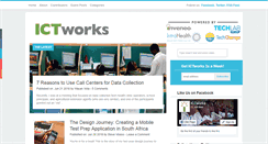 Desktop Screenshot of ictworks.org
